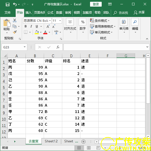 数值去重